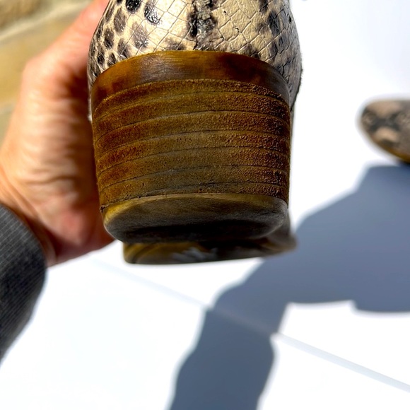 Lucky Brand Snakeskin Breah Booties - Picture 4 of 10